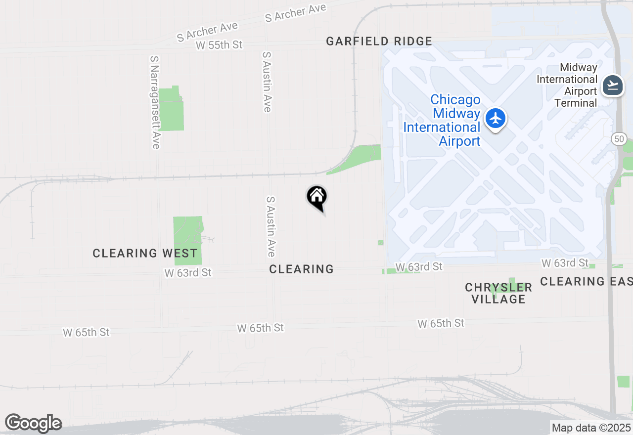 Map of 6109 S Monitor Avenue, Chicago, IL 60638