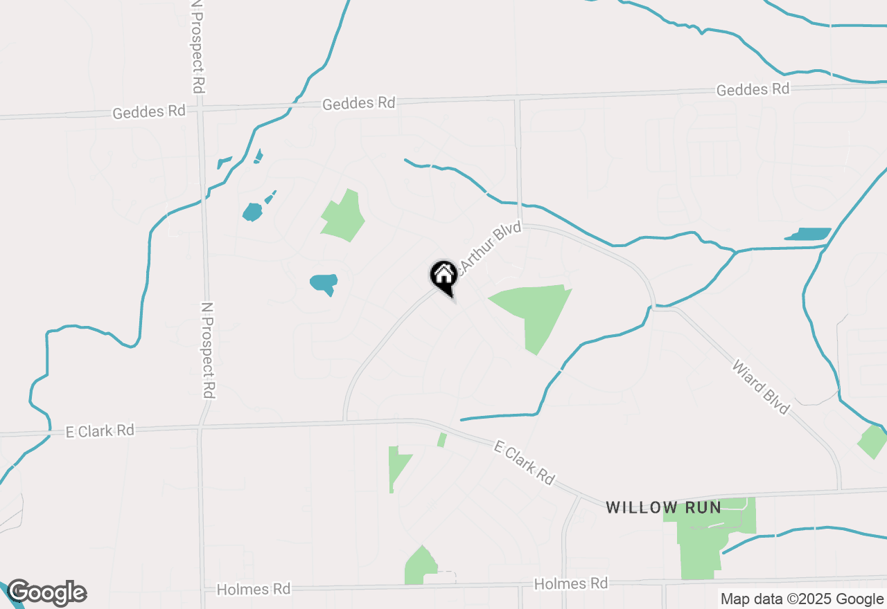 Map of 8645 Deering Street, Ypsilanti, MI 48198