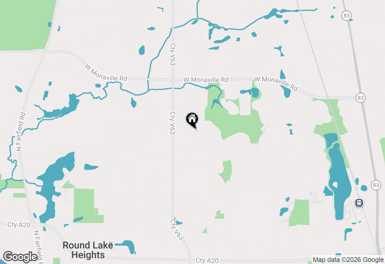 Map of 308 Cedar Ridge Drive, Lake Villa, IL 60046