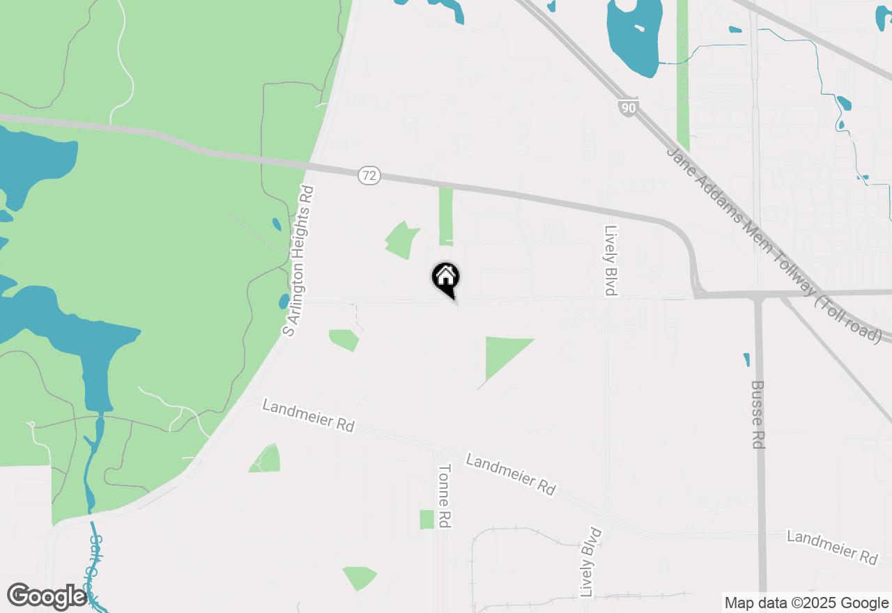 Map of 619 Oakton Street, Elk Grove Village, IL 60007