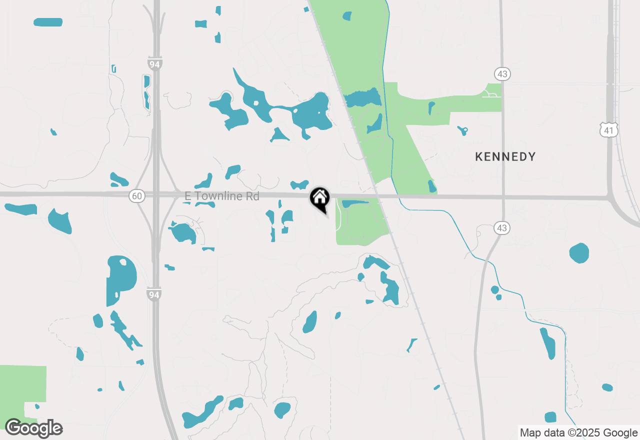 Map of 95 S Canterbury Court, Lake Forest, IL 60045