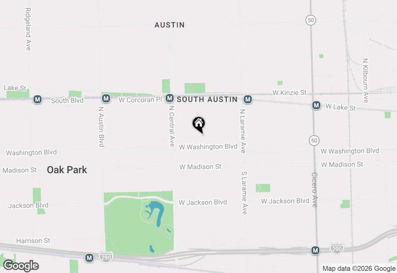 Map of 135 N Lotus Avenue, Chicago, IL 60644