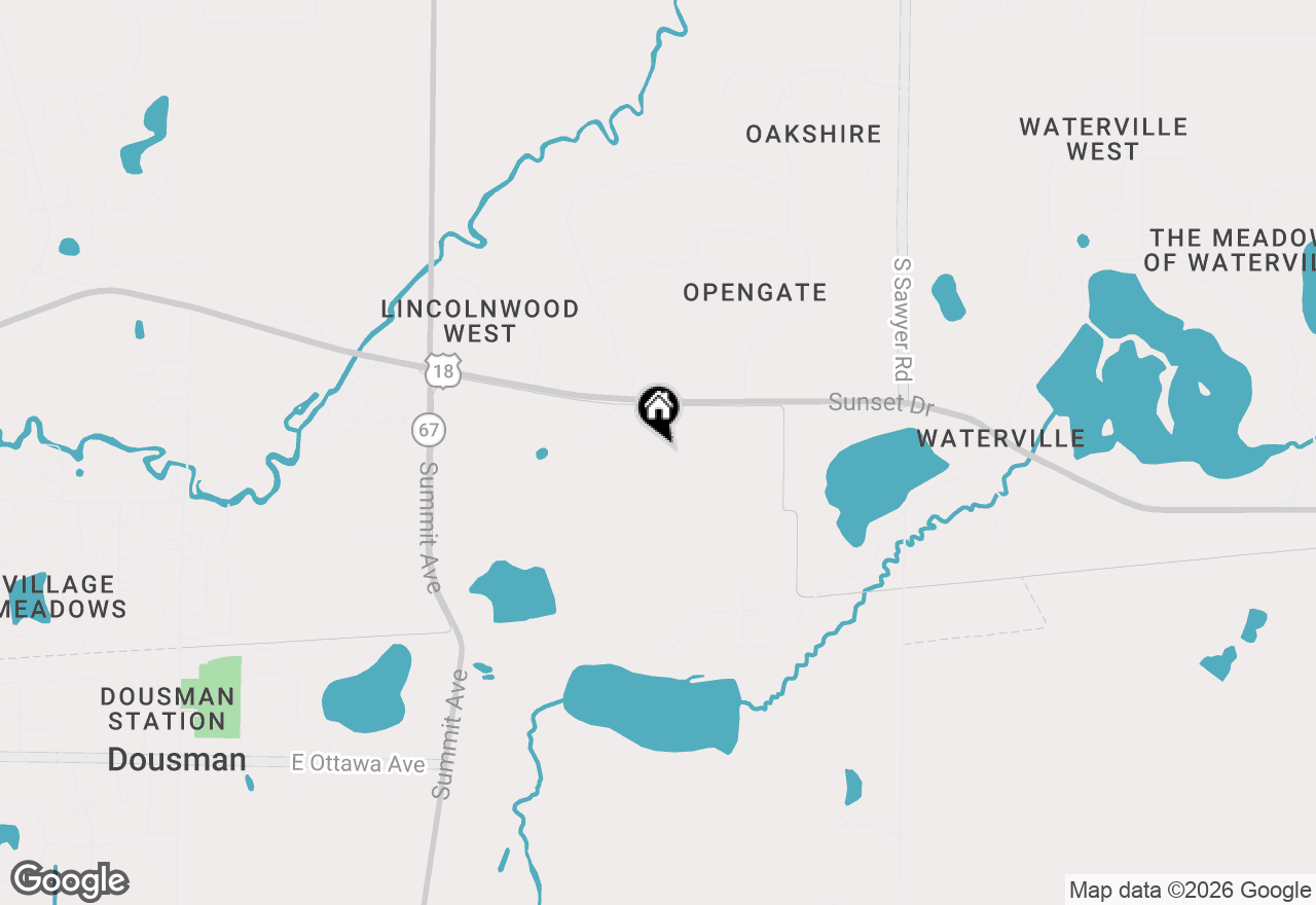 Map of 548 Pioneer Ct #LT11 LEFT, Dousman, WI 53118