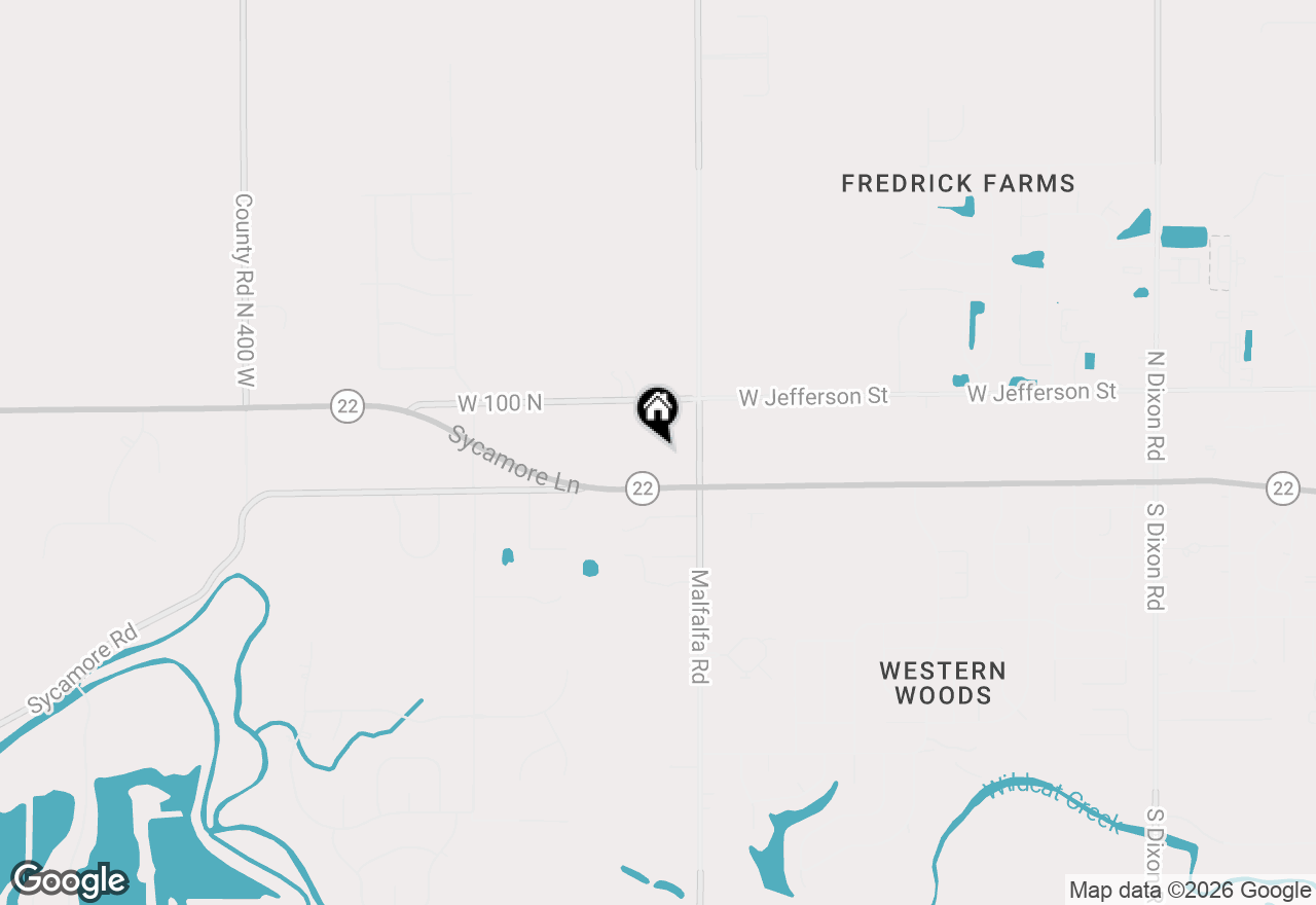 Map of  W St Rd 22 Highway, Kokomo, IN 46901