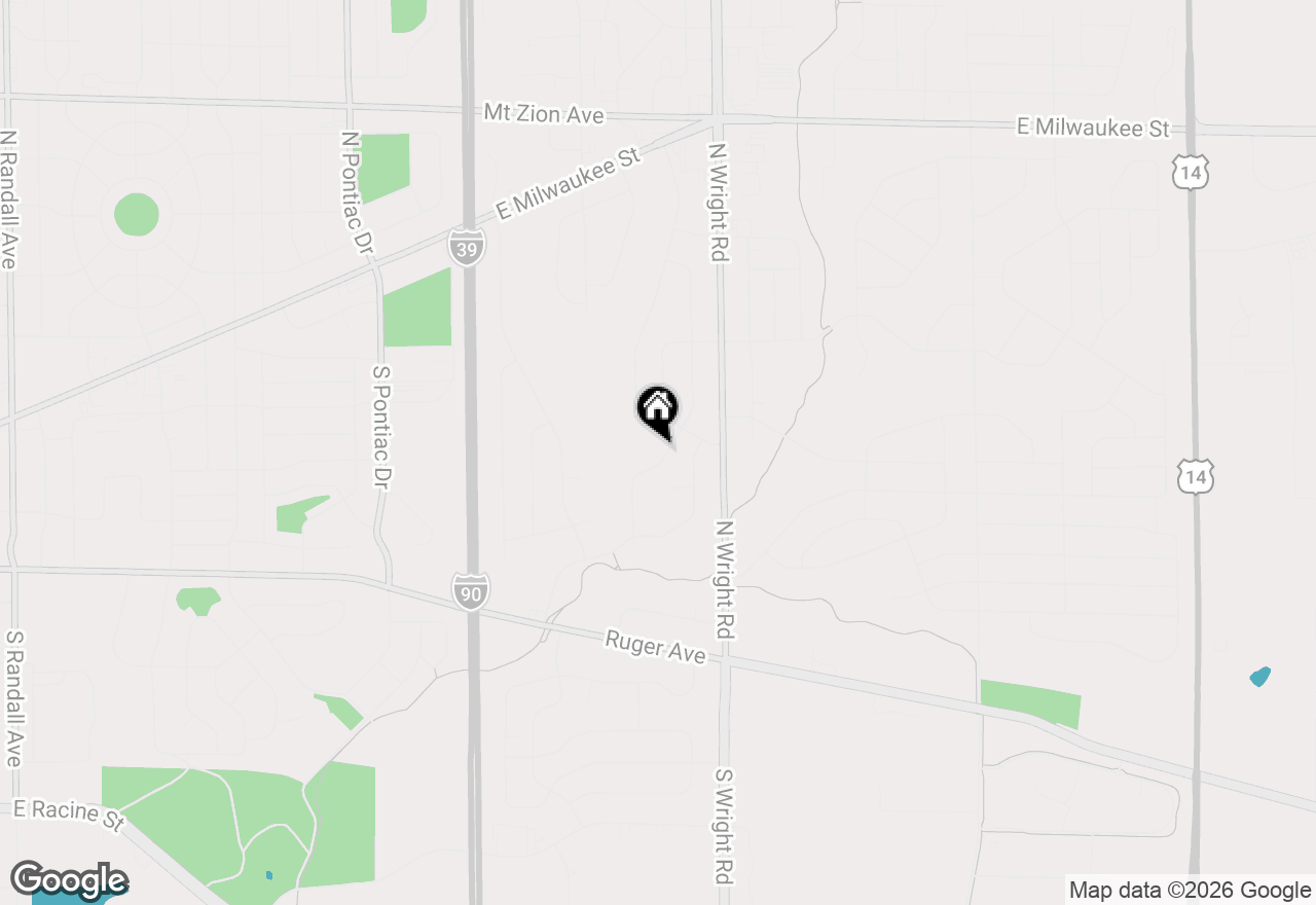 Map of 639 Sussex Drive, Janesville, WI 53546