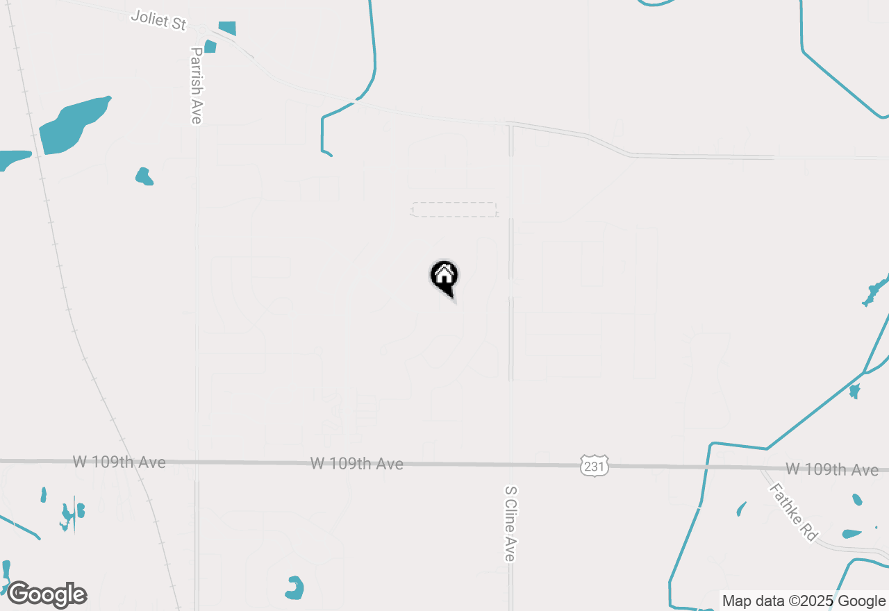 Map of 8350 W 105th Avenue, St. John, IN 46373