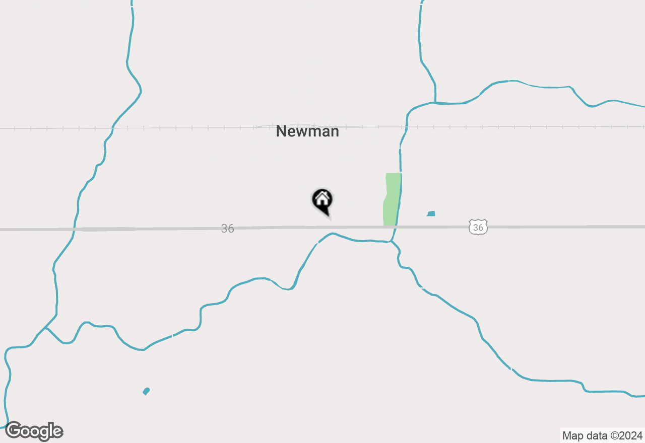 Map of 2578 E Us Hwy 36, Newman, IL 61942