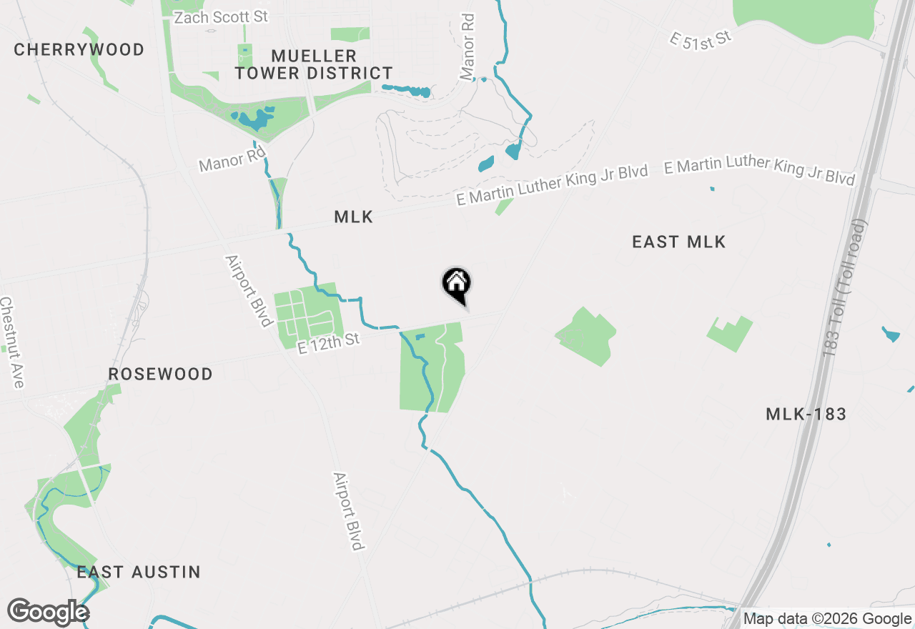 Map of 1202 Cometa St #B, Austin, TX 78721