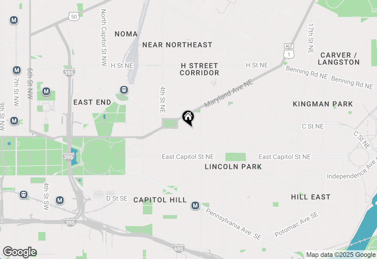 Map of 644 Massachusetts Avenue Ne #406, Washington, DC 20002