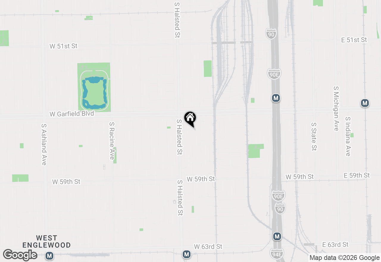 Map of 5607 S Emerald Avenue, Chicago, IL 60621