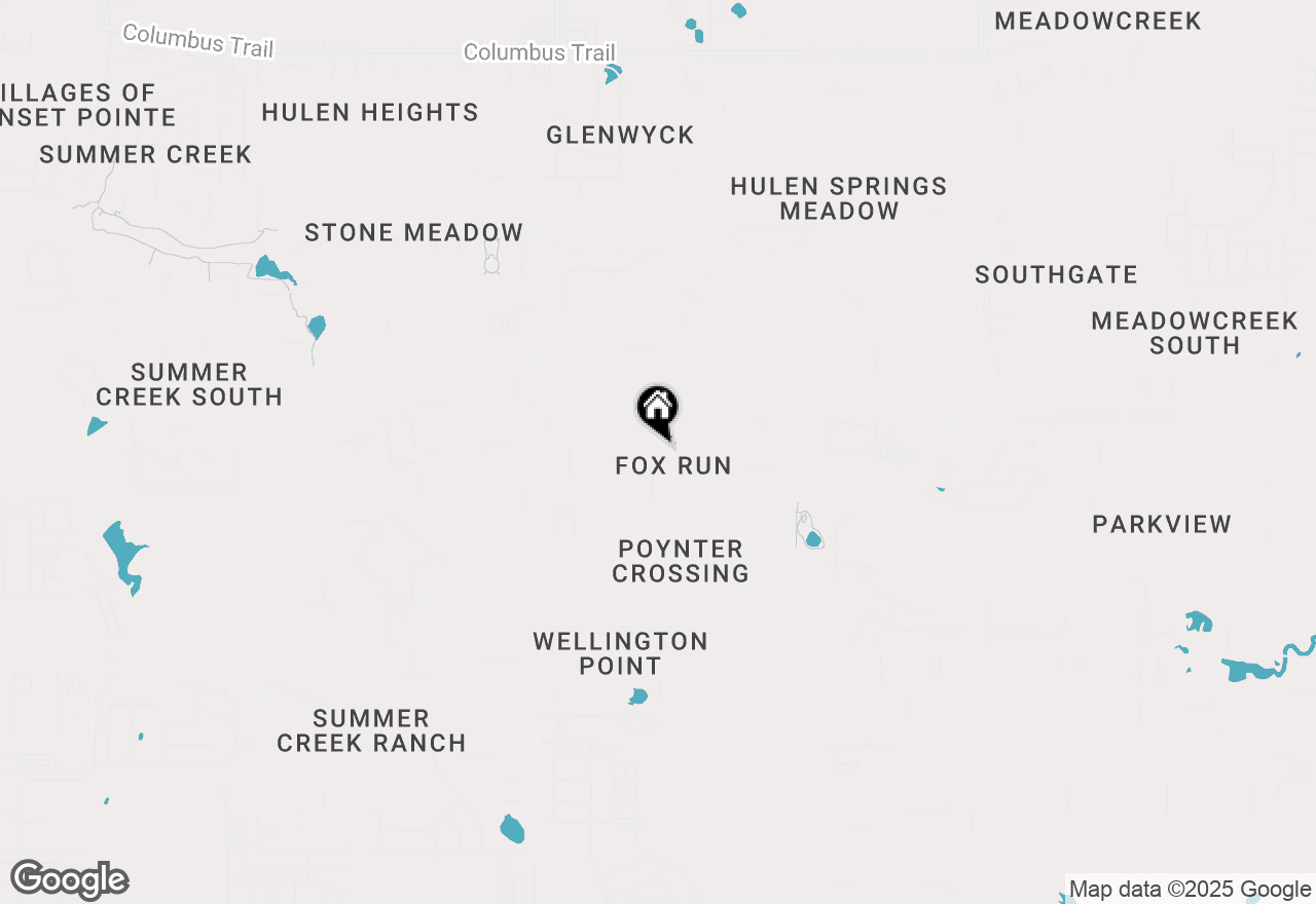 Map of 4059 Hunters Creek Drive, Fort Worth, TX 76123
