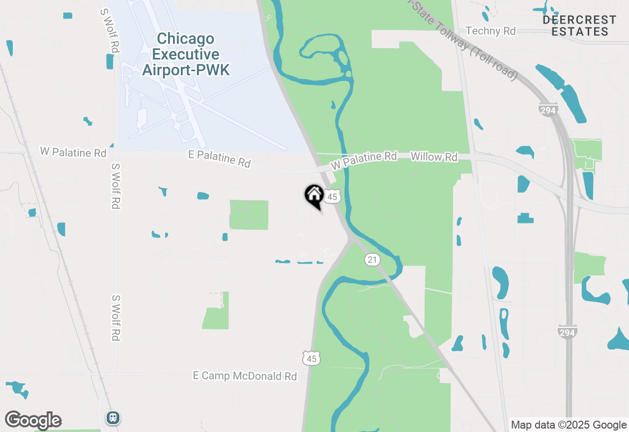 Map of 973 Crimson Court #304, Prospect Heights, IL 60070