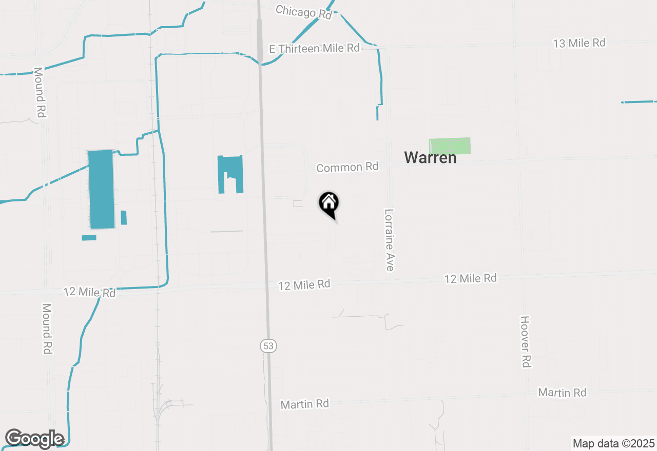 Map of 8425 Towne Center Circle S #56, Warren, MI 48093