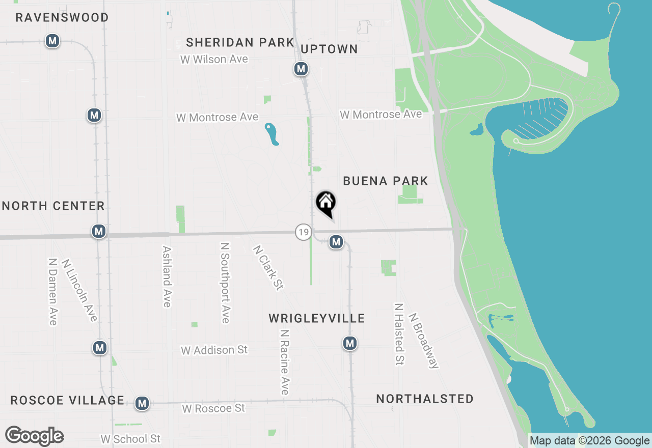 Map of 4011 N Kenmore Avenue #G4, Chicago, IL 60613