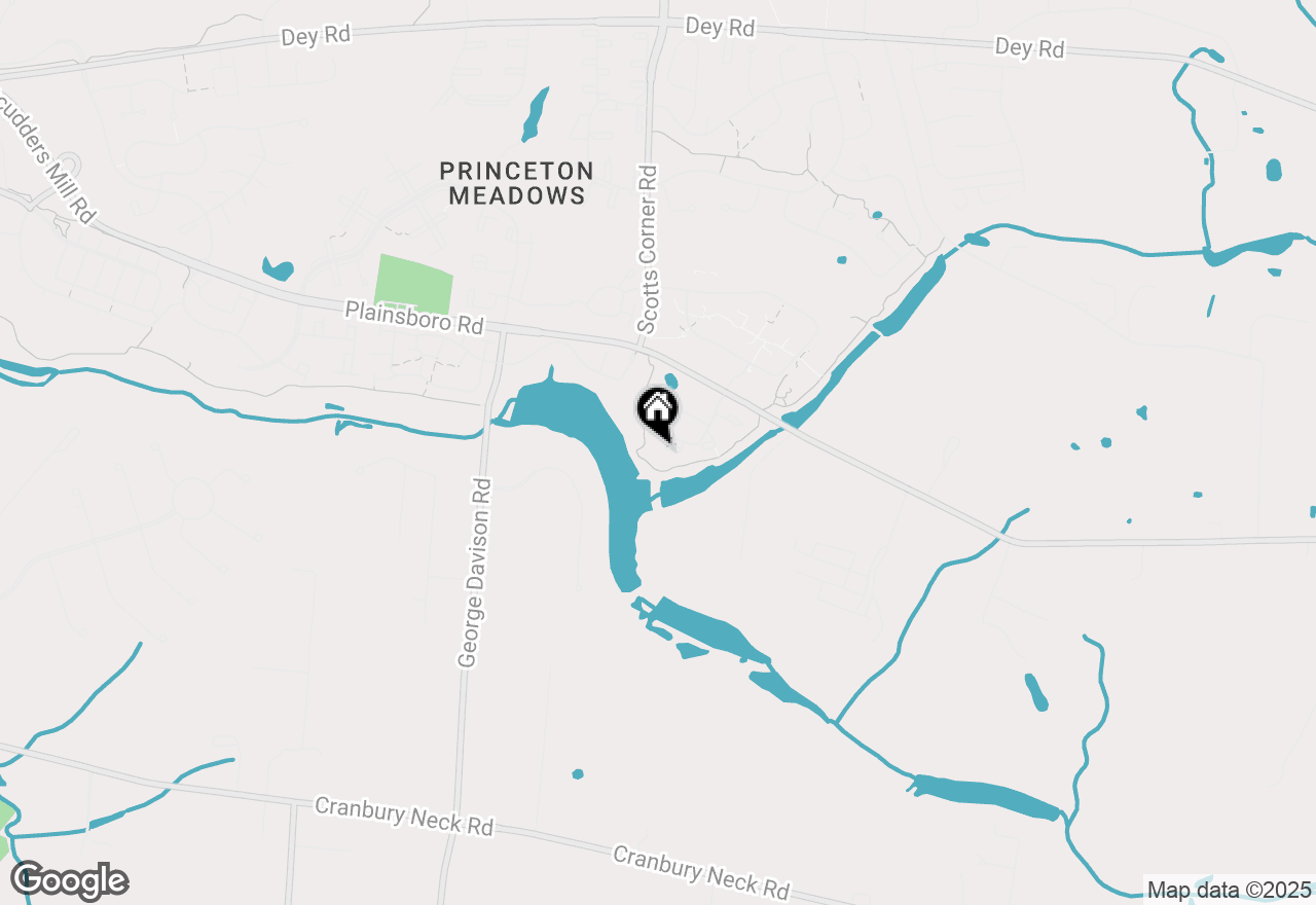 Map of 1103 Aspen Drive, Plainsboro, NJ 08536