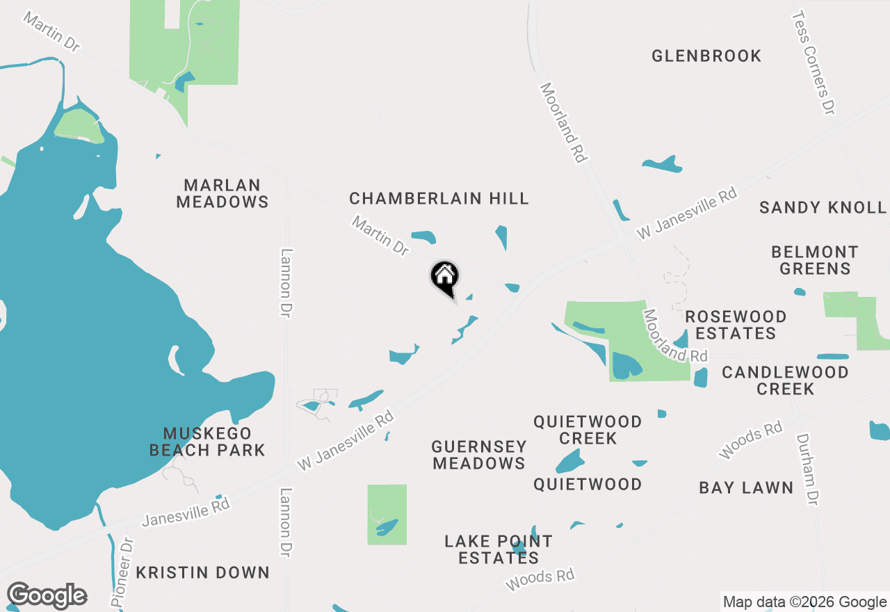 Map of W164S7114 Raven Rd, Muskego, WI 53150