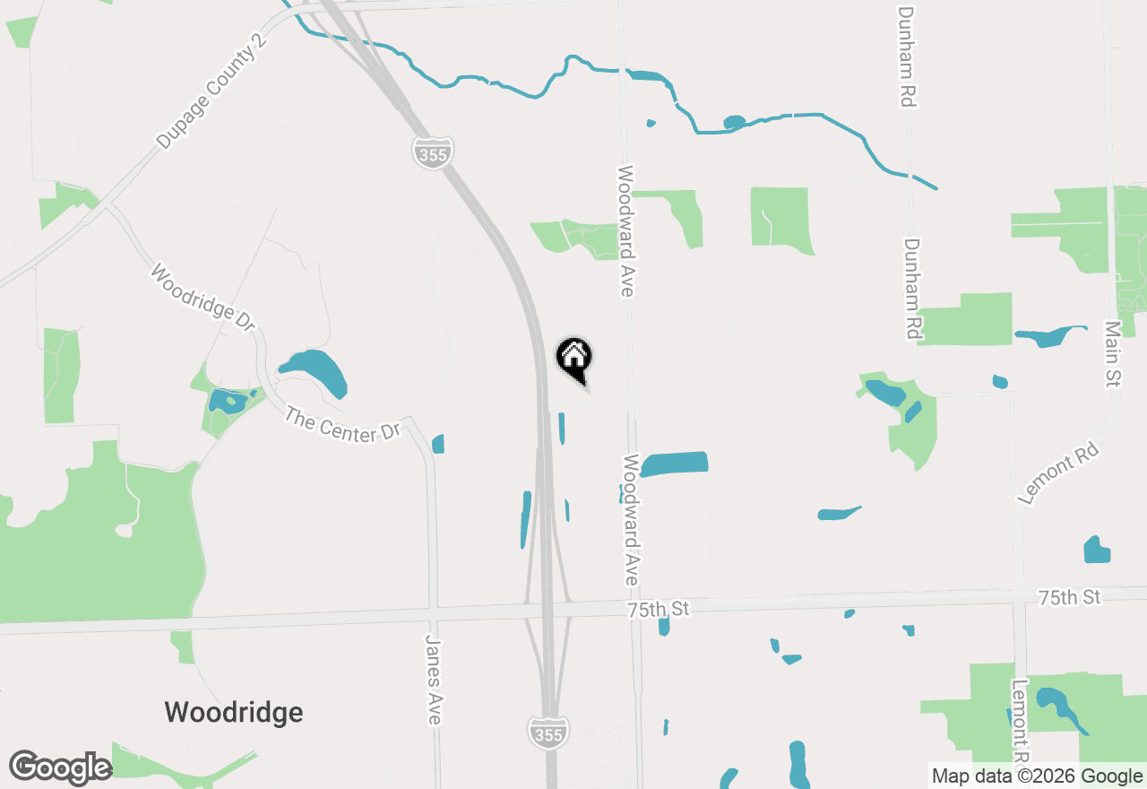 Map of 7050 Brighton Court #203, Woodridge, IL 60517