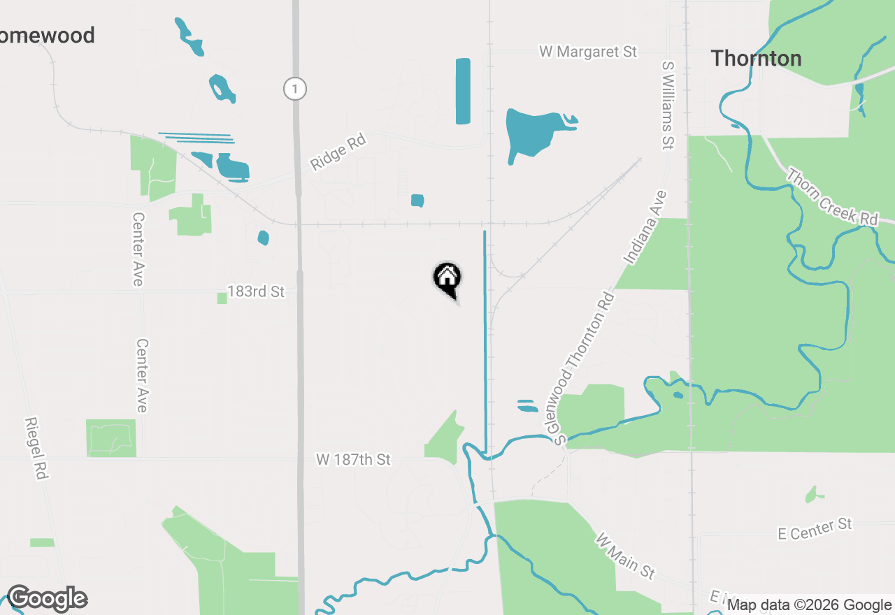 Map of 539 N Pleasant Drive #2C, Glenwood, IL 60425