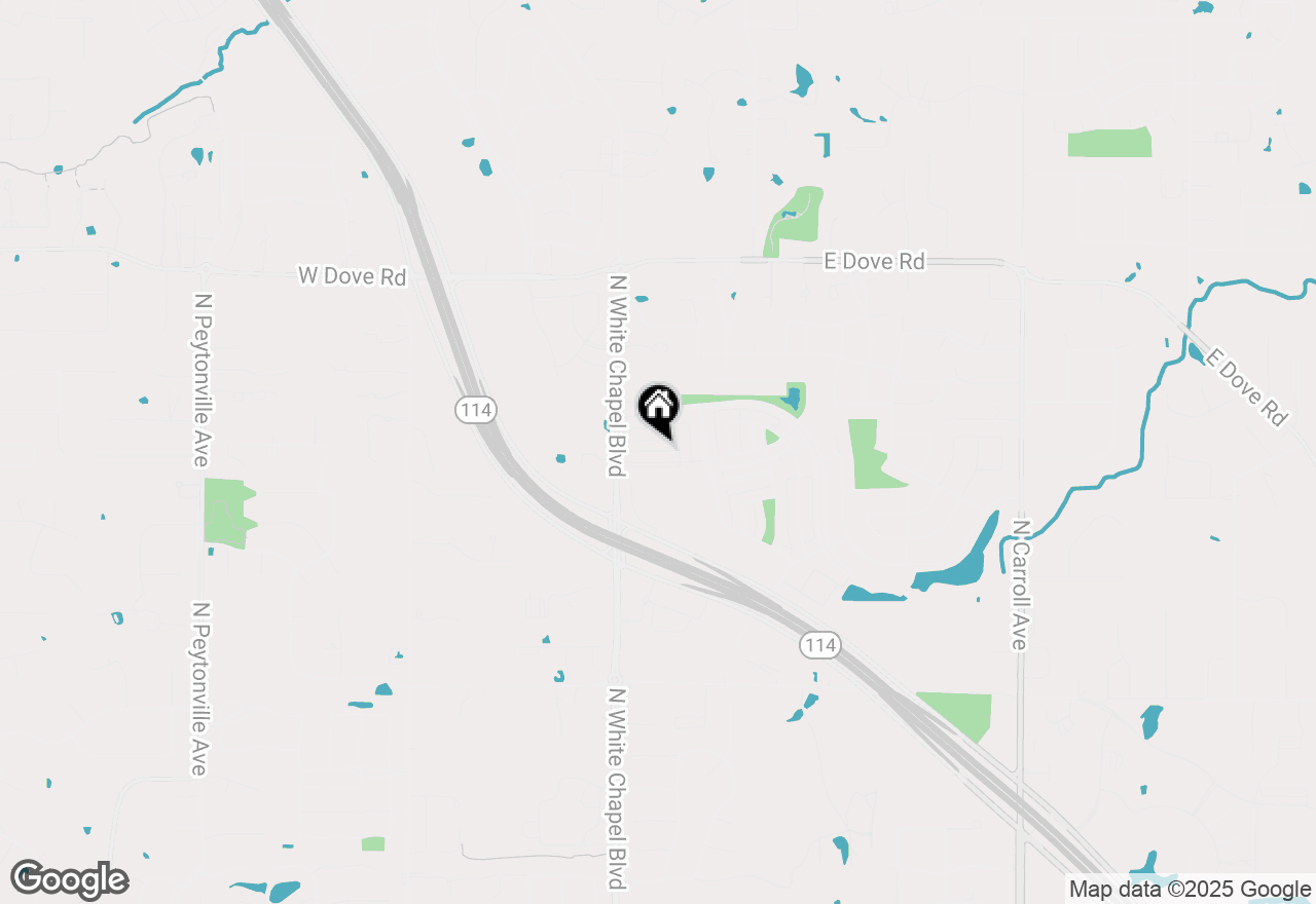 Map of 225 Murano Place, Southlake, TX 76092