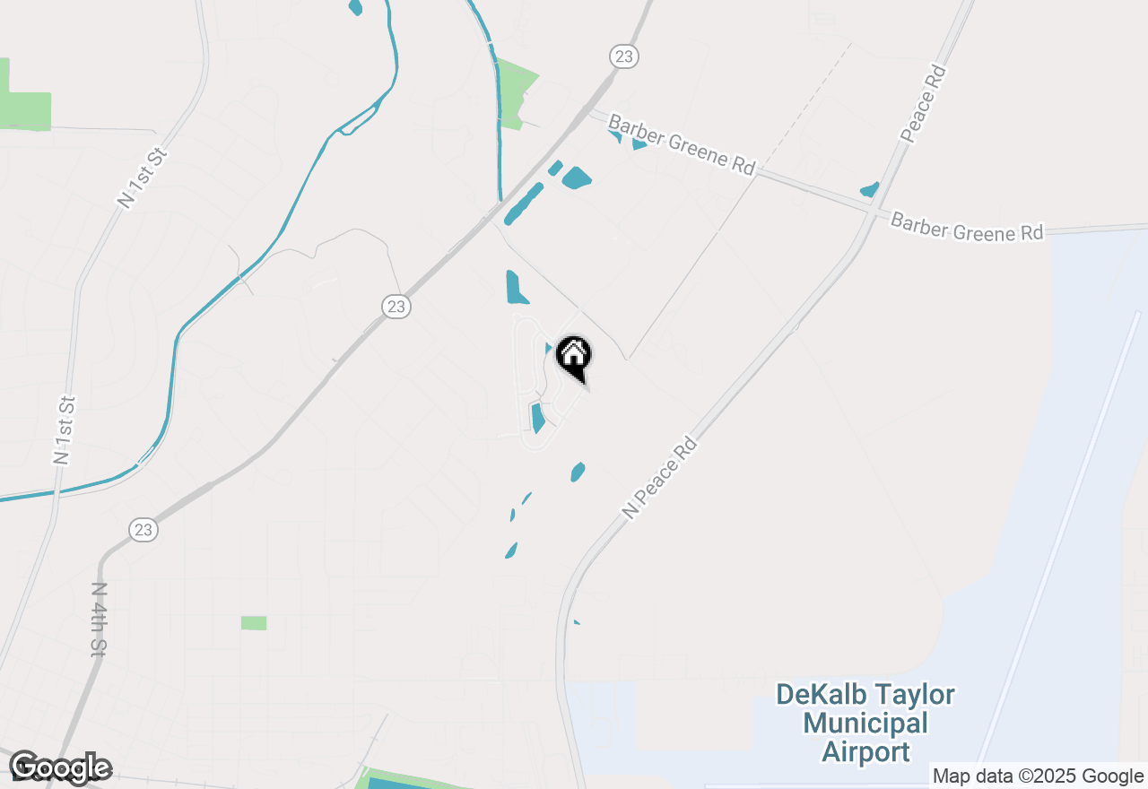 Map of 1481 Cambria Drive #1, Dekalb, IL 60115