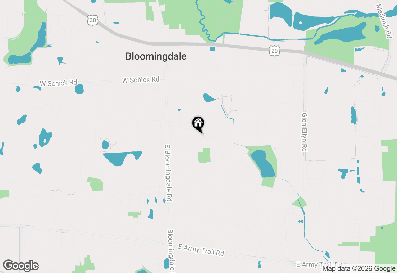 Map of 199 Duxbury Court #D, Bloomingdale, IL 60108