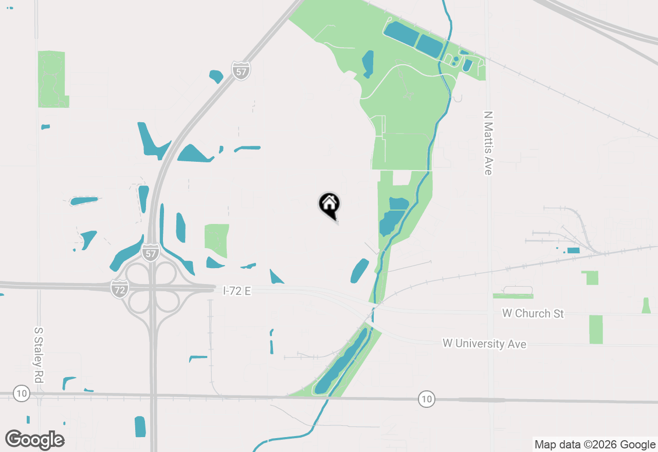 Map of 613 Crestwood Drive, Champaign, IL 61822