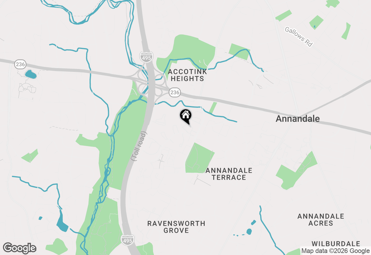 Map of 7715 Lafayette Forest Drive #101, Annandale, VA 22003