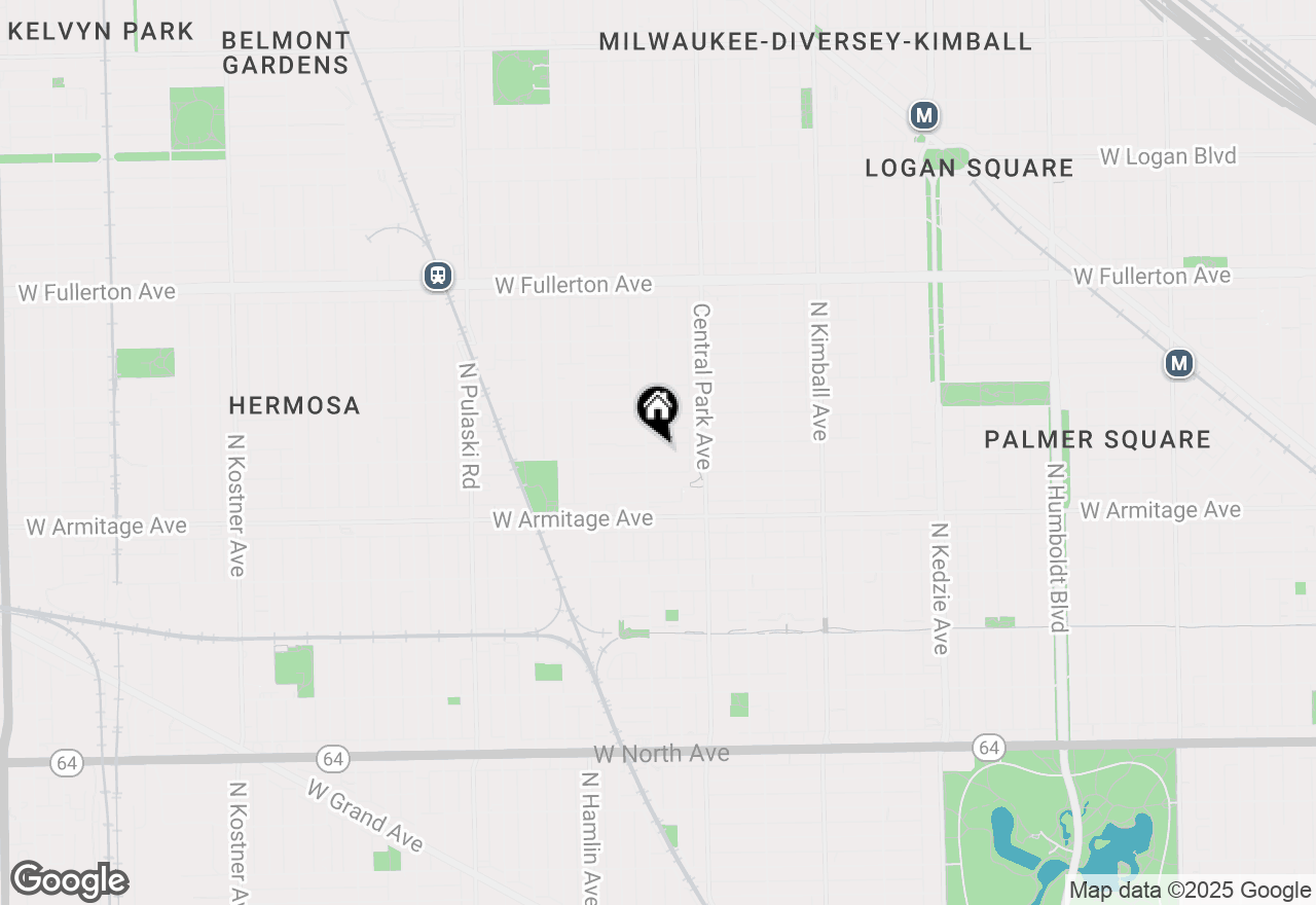 Map of 3650 W Dickens Avenue, Chicago, IL 60647