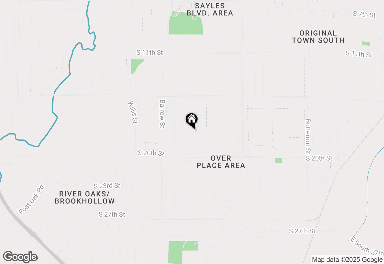 Map of 1726 Marshall Street, Abilene, TX 79605