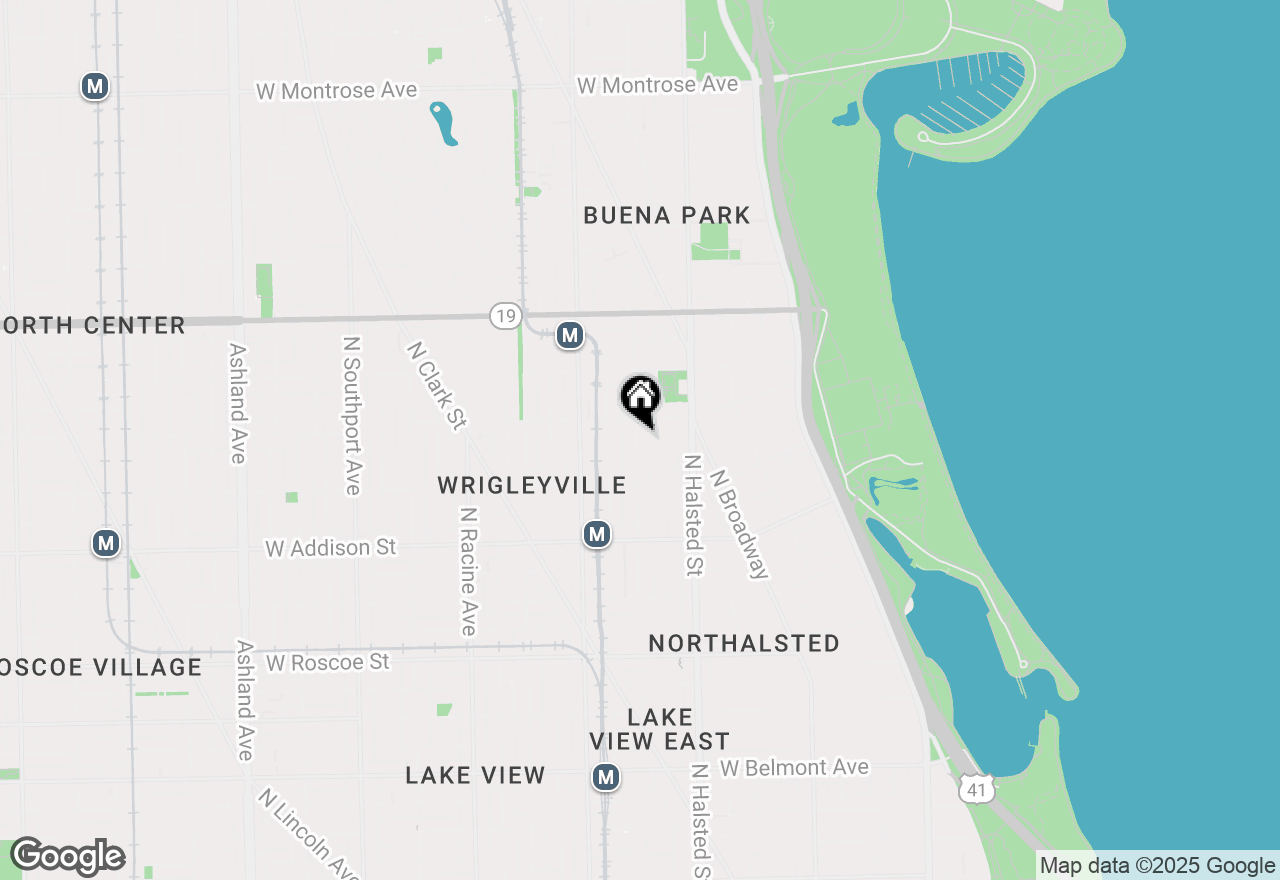 Map of 3747 N Fremont Street #3, Chicago, IL 60613