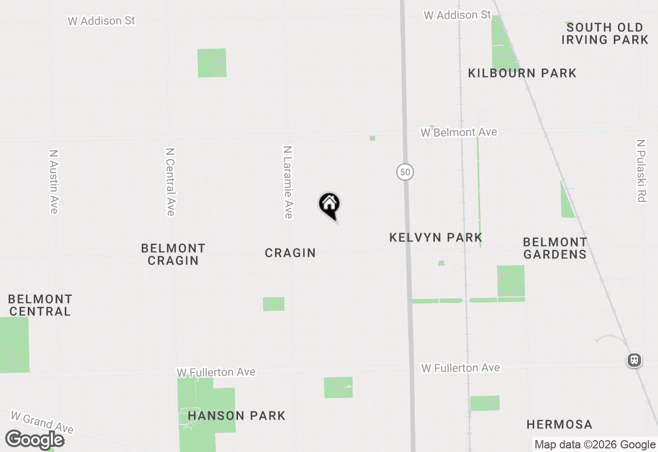 Map of (Address confidential), Chicago, Illinois 60641