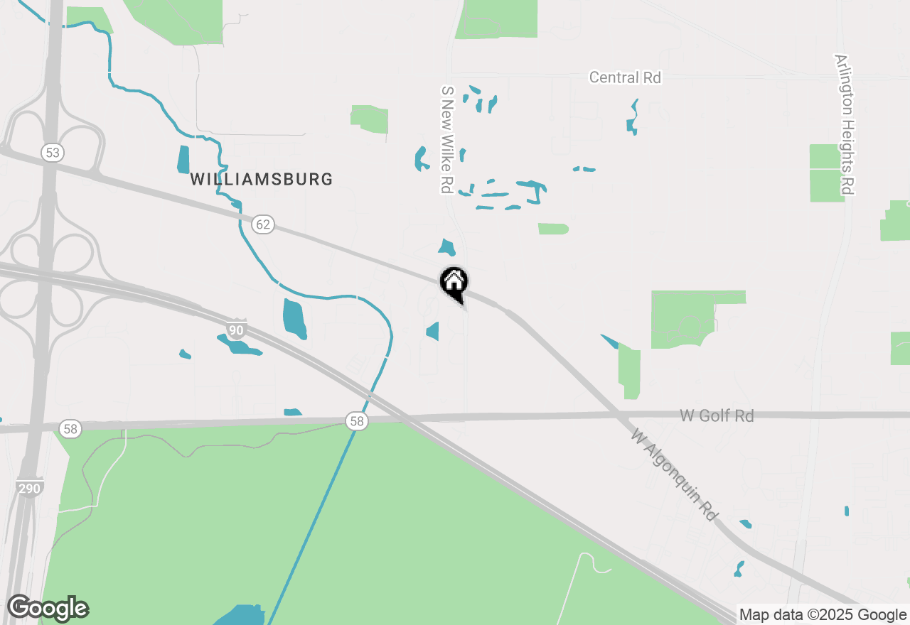 Map of 5153 New Wilke Road, Rolling Meadows, IL 60008