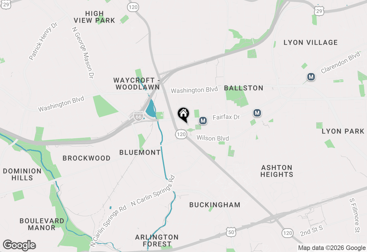 Map of 851 N Glebe Road #810, Arlington, VA 22203