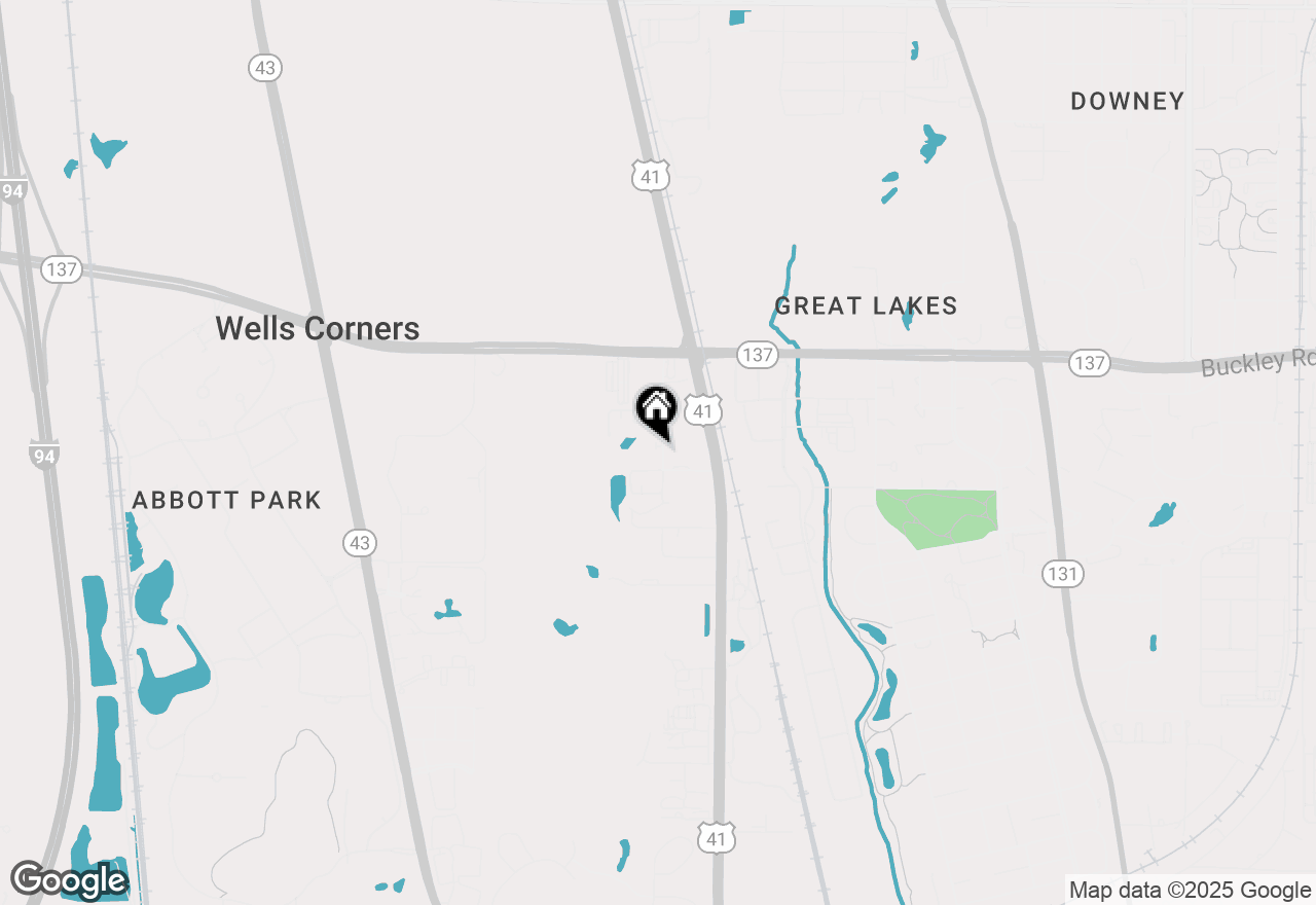 Map of (Address confidential), North Chicago, Illinois 60064