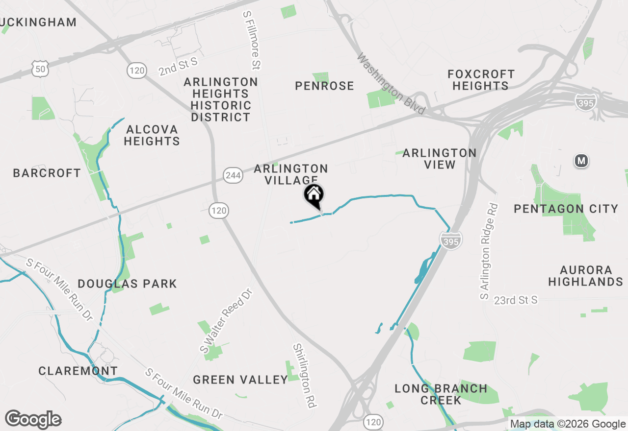 Map of 1414 S Barton Street #453, Arlington, VA 22204
