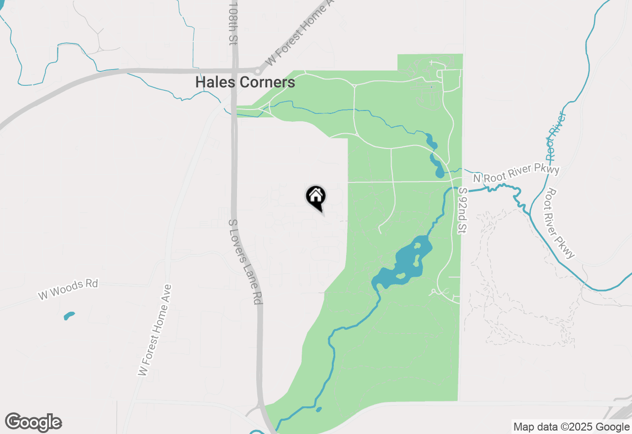 Map of 10320 W Whitnal Edge Cir #A, Franklin, WI 53132