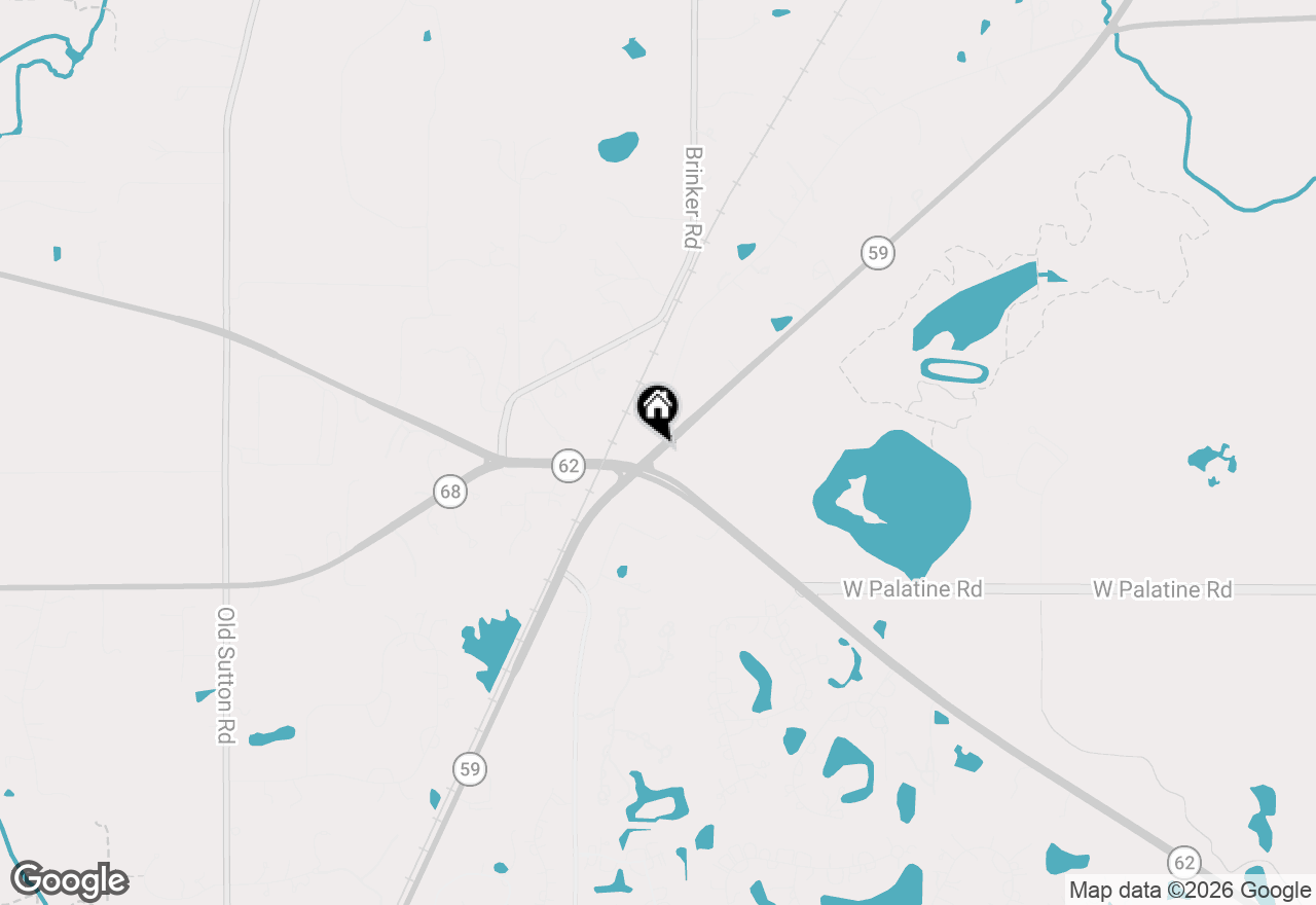Map of 147 Old Dundee Road, Barrington Hills, IL 60010