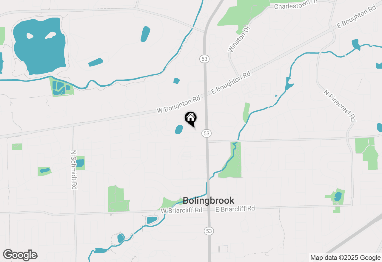 Map of 168 Arrowhead Lane, Bolingbrook, IL 60440