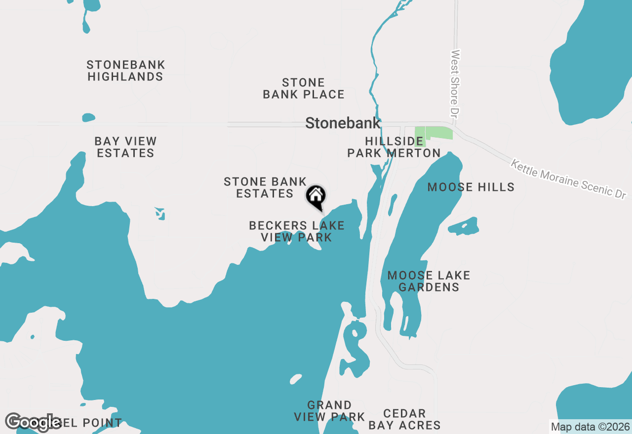 Map of W336N6496 Lakeview Dr, Oconomowoc, WI 53066