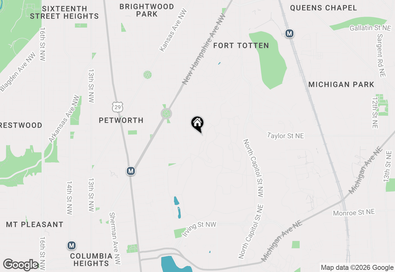 Map of 245 Rock Creek Church Road Nw, Washington, DC 20011