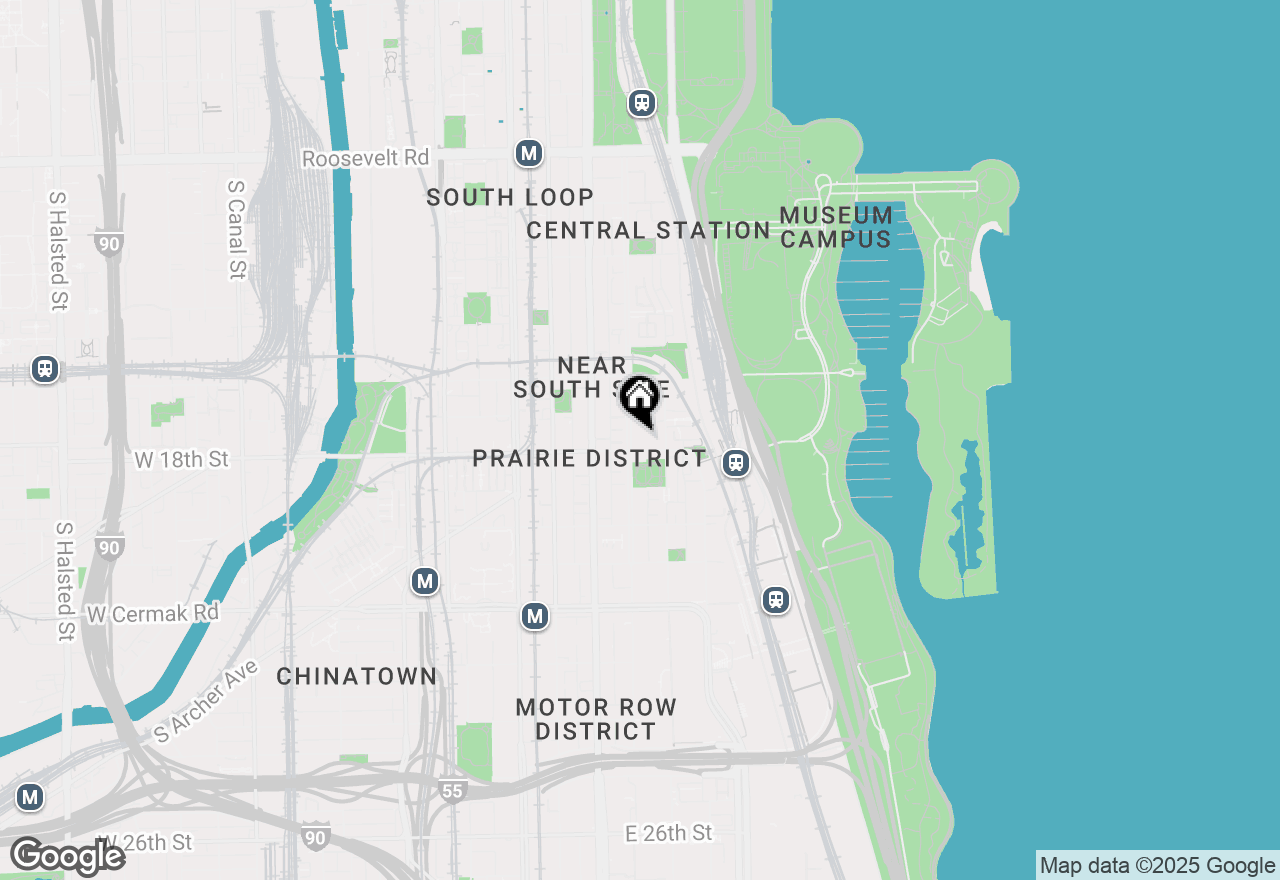 Map of 1727 S Indiana Avenue #211, Chicago, IL 60616