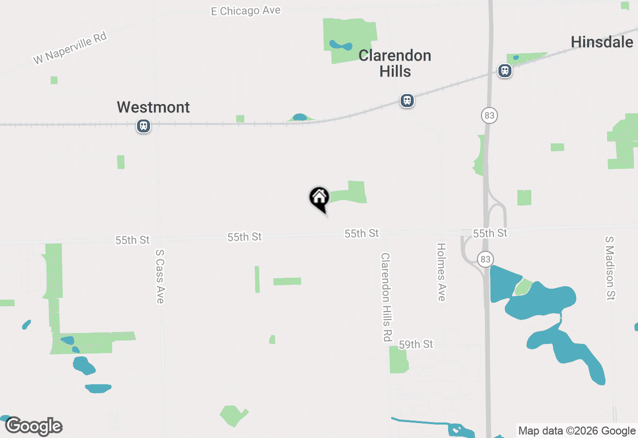 Map of 367 Ruby Street, Clarendon Hills, IL 60514