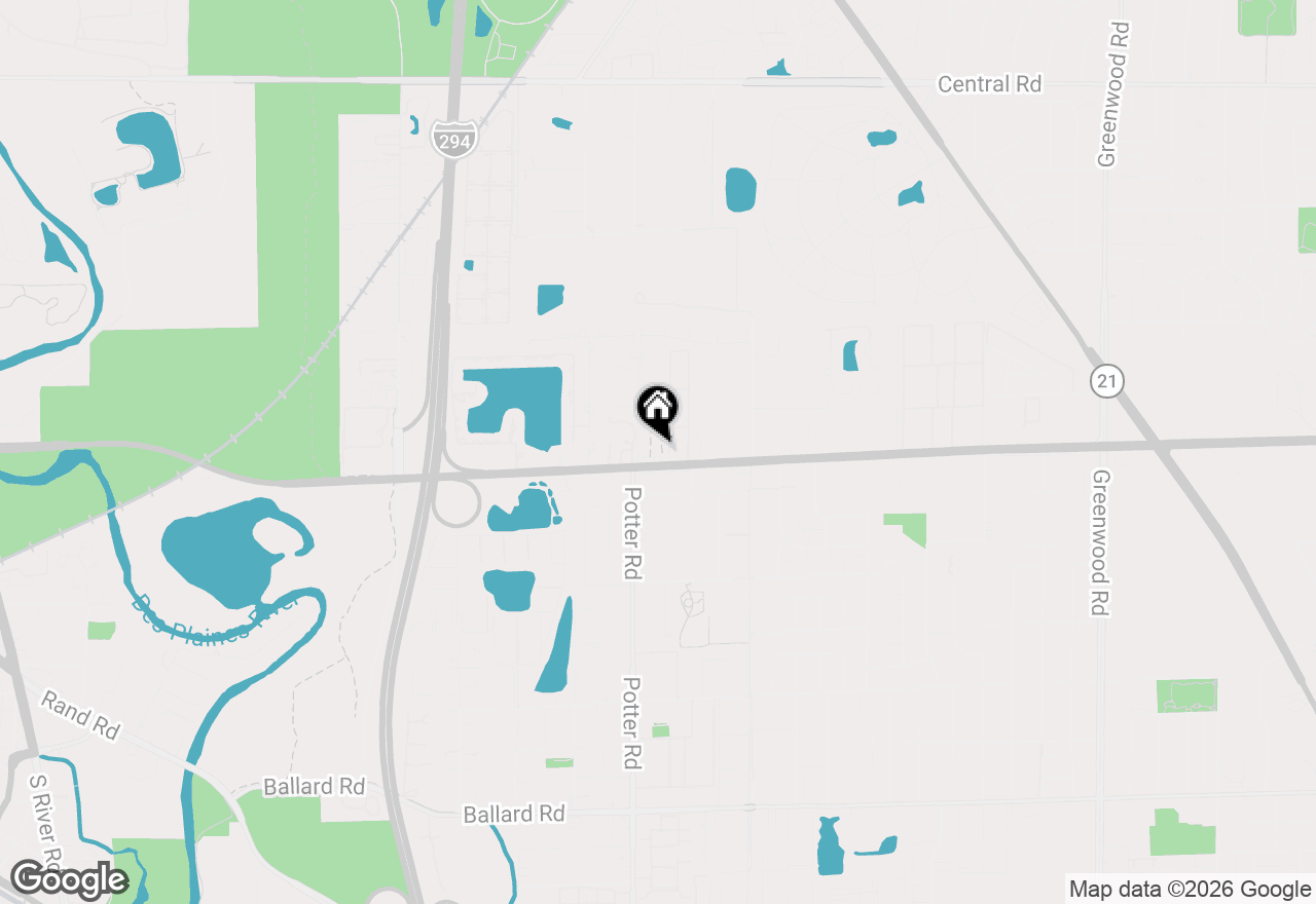 Map of 9364 Golf Road #2B, Des Plaines, IL 60016