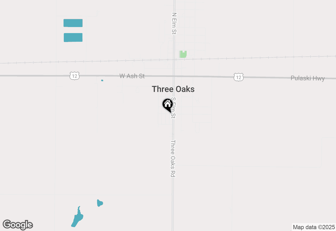 Map of 9 W Michigan Street, Three Oaks, MI 49128