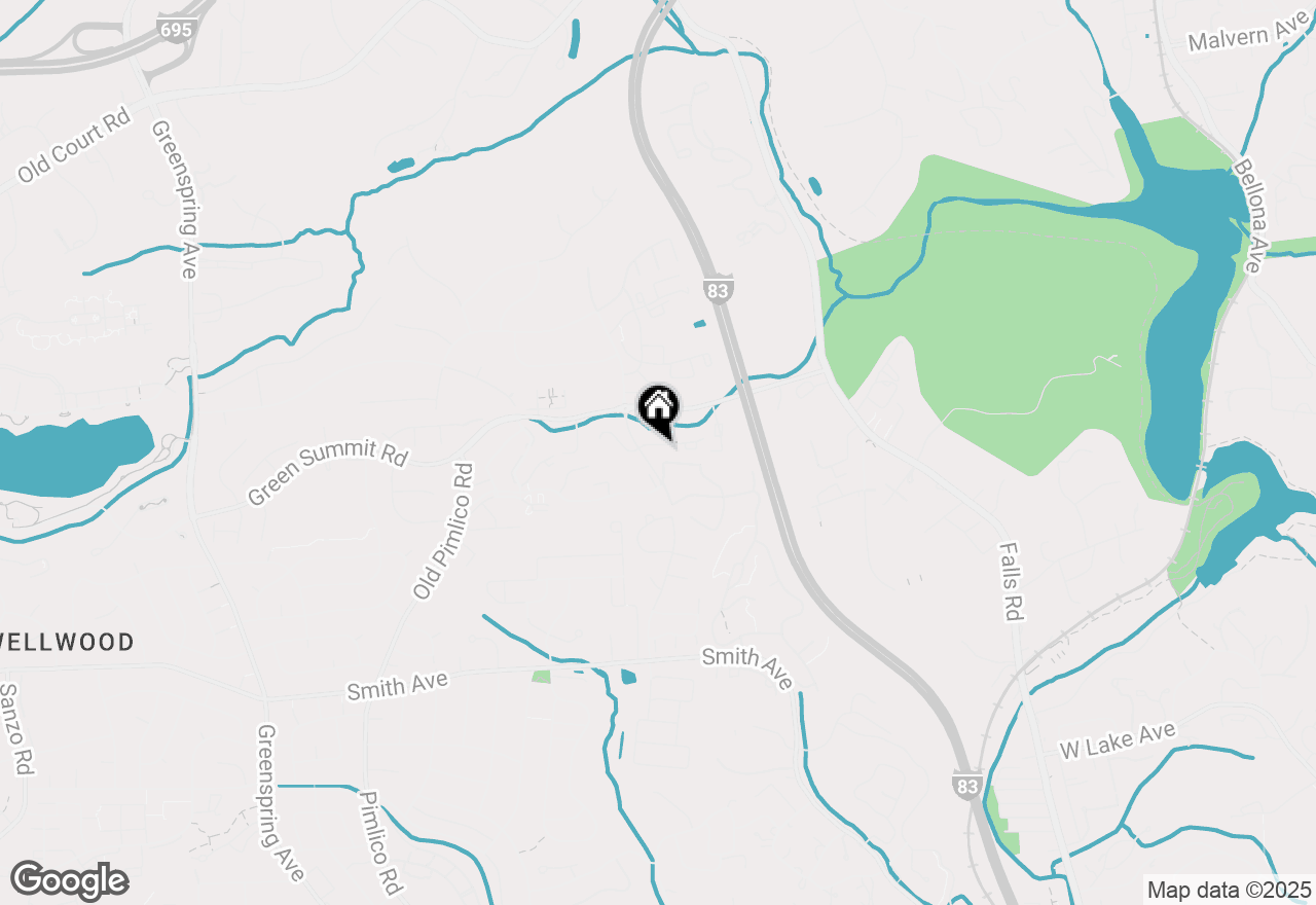 Map of 7217 Brookfalls Terrace, Baltimore, MD 21209