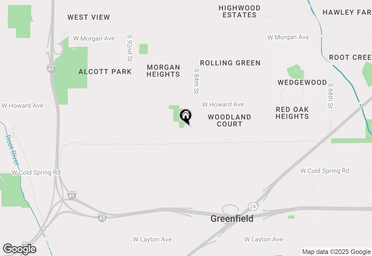 Map of 8560 W Waterford Ave #3, Greenfield, WI 53228