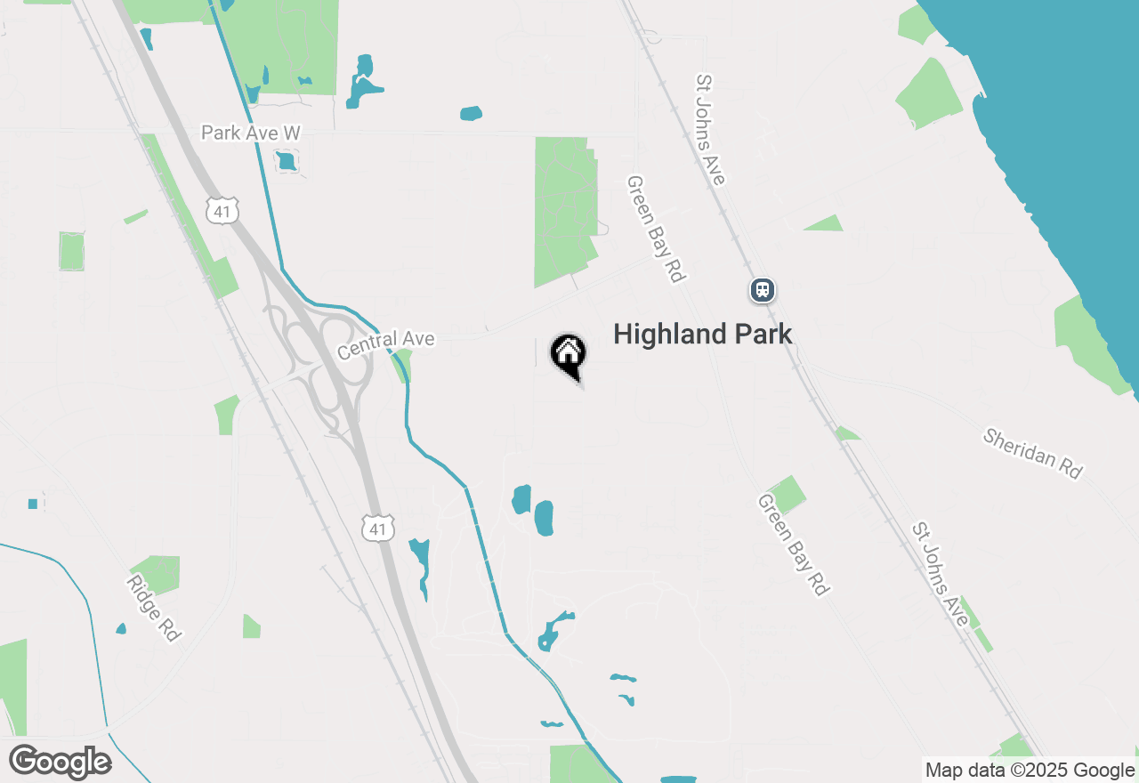 Map of 1492 Mcdaniels Avenue, Highland Park, IL 60035