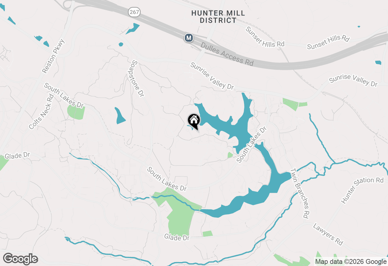Map of 2024 Swans Neck Way, Reston, VA 20191