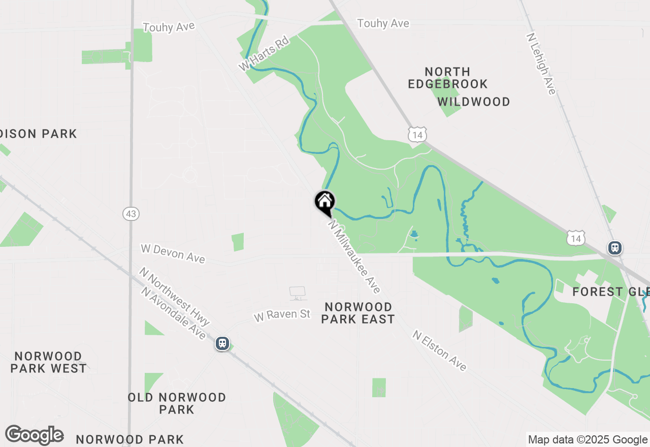 Map of 6505 N Nashville Avenue #105, Chicago, IL 60631