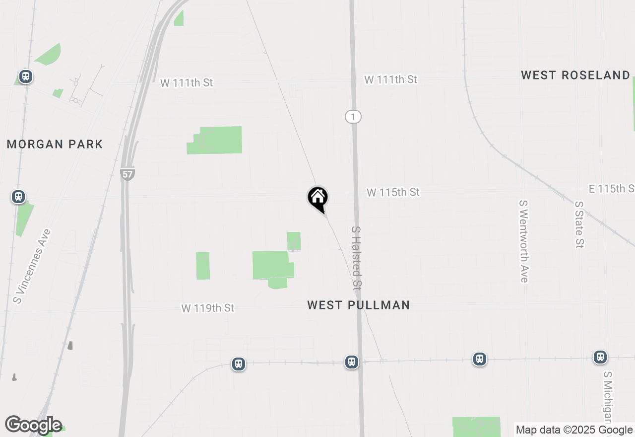 Map of 11554 S Peoria Street, Chicago, IL 60643